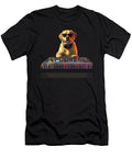DJ Dog with Sunglasses and Headphones Humor Sophie Eleanor T-Shirt