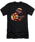 Dog Playing Guitar Funny Puppy Musician Acoustic Sophie Eleanor T-Shirt