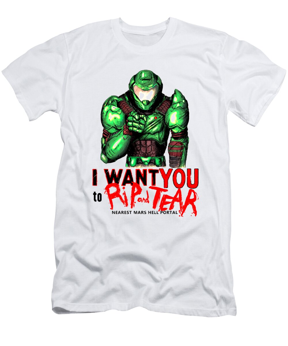 Doom Eternal Logo Hipse Frei T-Shirt