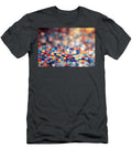 Dots Colored Abstract Sounds Interweaving Lines Background the Musical Stream Ai Analysis Audio Beat Big Binary Black Blue Code Communication Concept Connection Crypto Cyber Dark Wafe Akkash T-Shirt