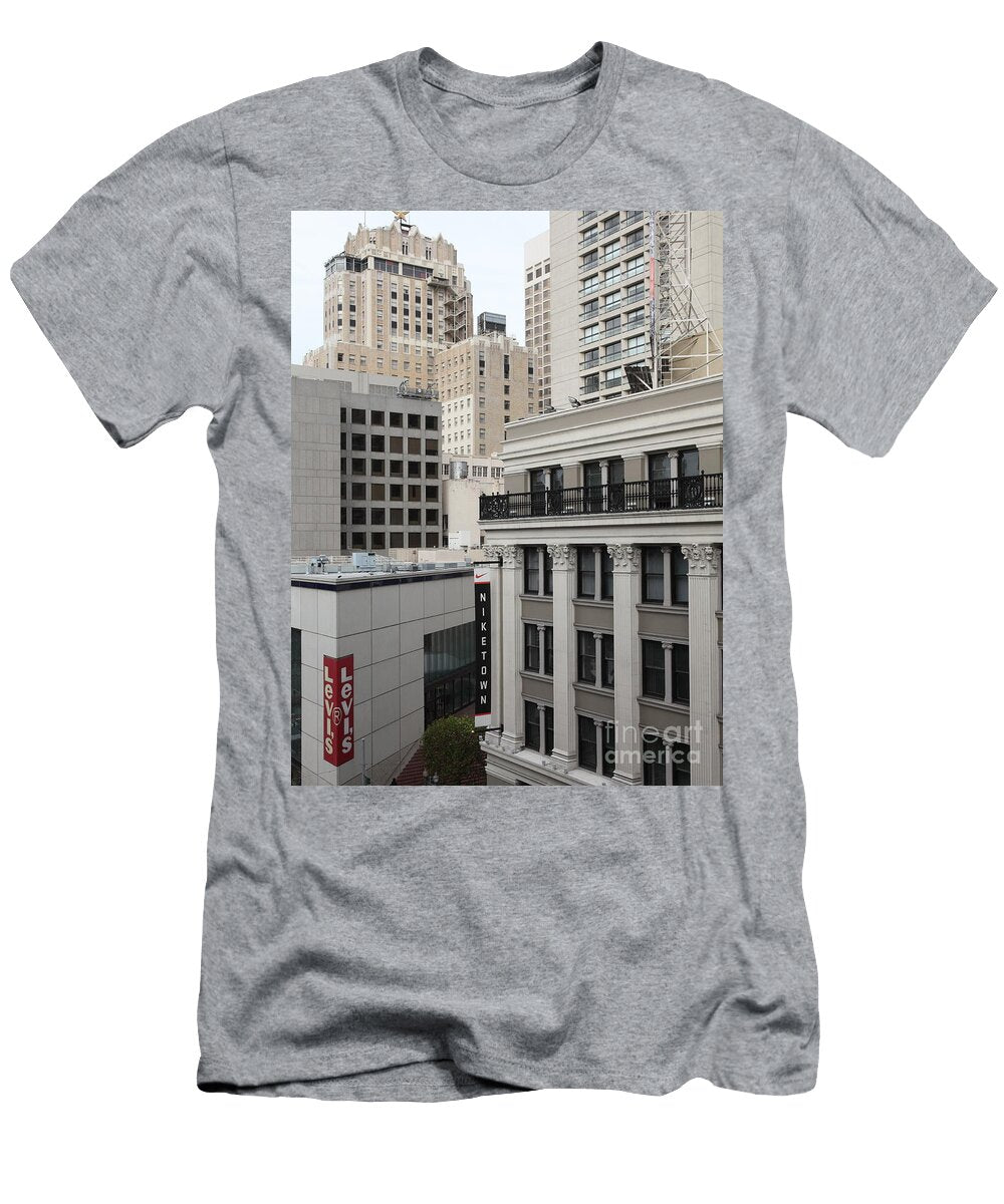 Downtown San Francisco Buildings 5d19323 Wingsdomain Art and Photography T-Shirt