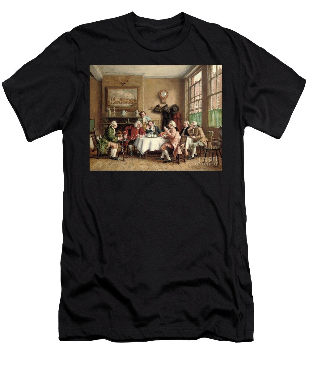 Dr Johnson At the Cheshire Cheese Fleet Street 1948 Frank Moss Bennett T-Shirt