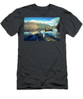 Dramatic Lake Mcdonald Digital Painting Joseph S Giacalone T-Shirt