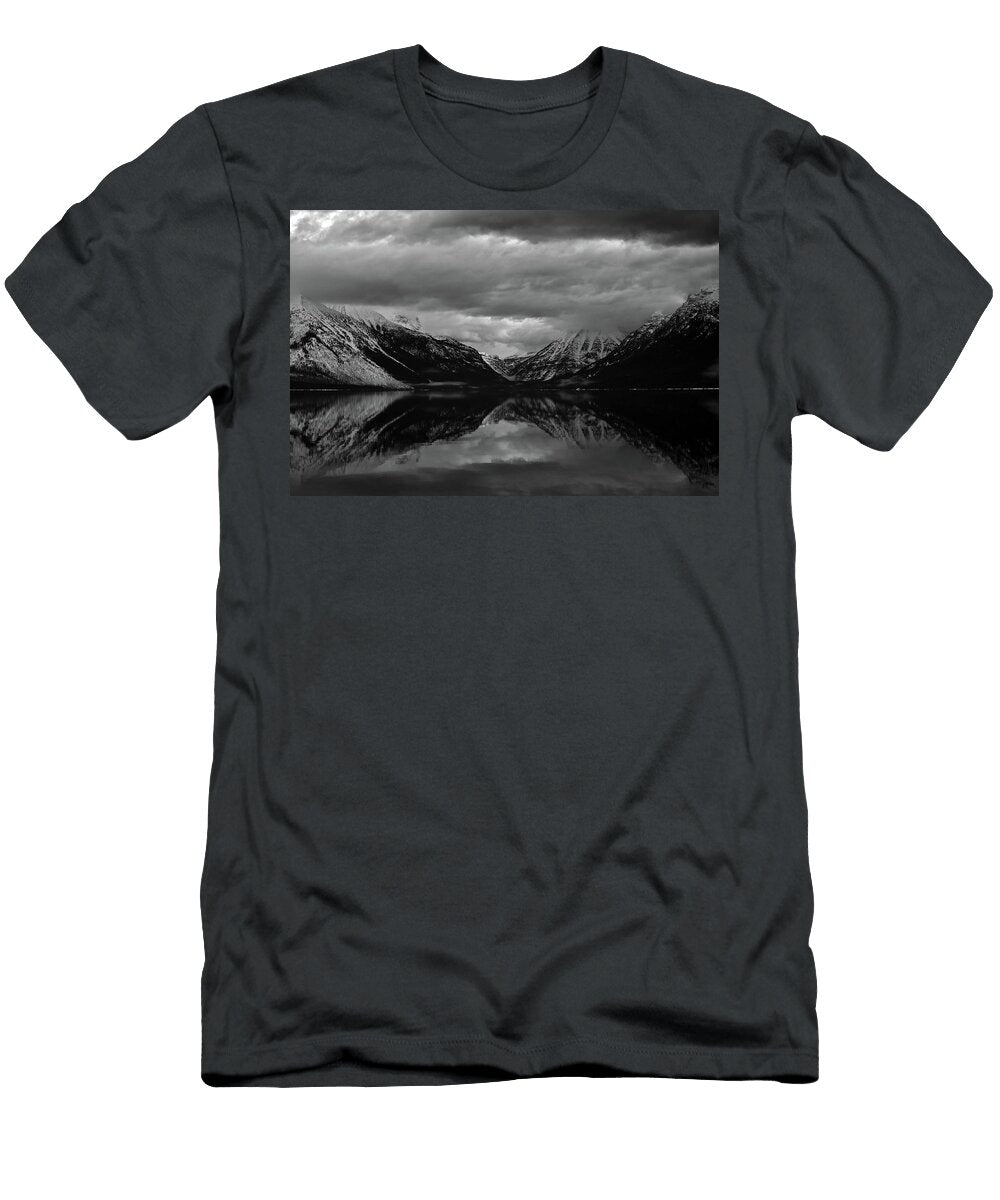Dramatic Mcdonald Whispering Peaks Photography T-Shirt