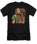 Dreads Rasta Hair Rastafari Locs Dreadlocks Crazy Squirrel T-Shirt