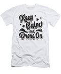 Drone Pilot Quadcopter Drones Keep Calm Funny Gift Tshirtconcepts Marvin Poppe T-Shirt