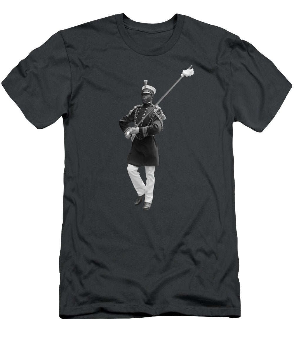 Drum Major Marching in Preparedness Parade Washington DC 1916 War Is Hell Store T-Shirt