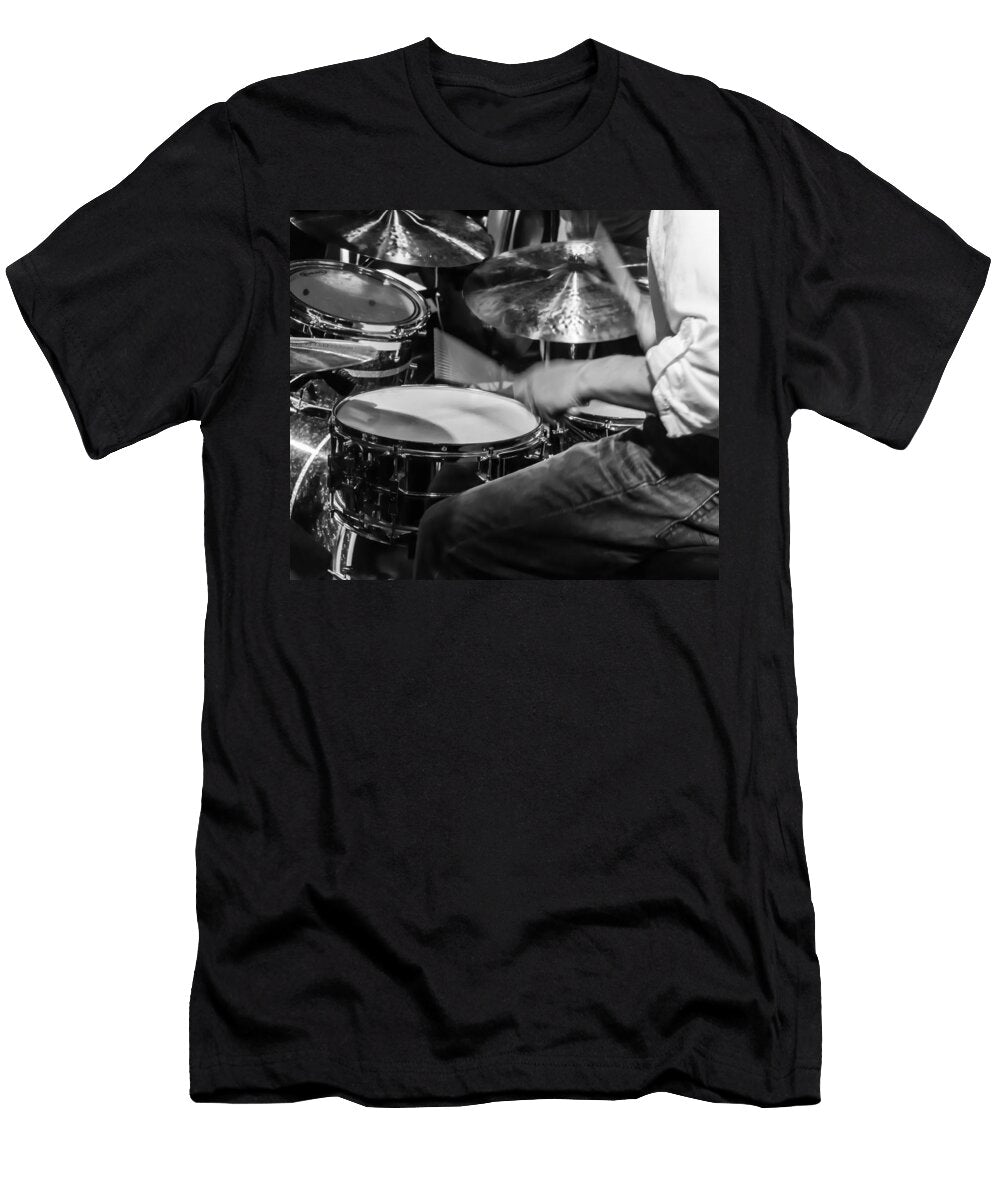 Drummer At Work Photographic Arts and Design Studio T-Shirt