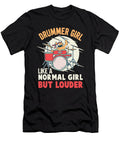 Drummer Girl Cat Me T-Shirt