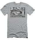 Duff Park Creek Bridge Black and White Adam Jewell T-Shirt