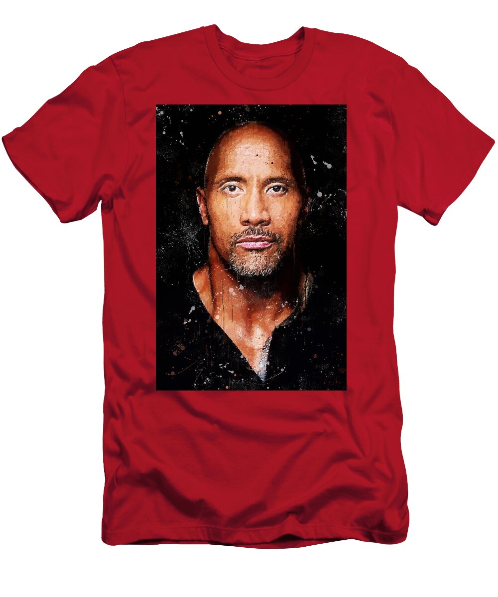 Dwayne the Rock Johnson Ii Jordan Blackstone T-Shirt