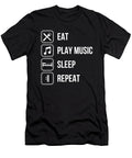 Eat Play Music Sleep Repeat Musician Graphic Jacob Hughes T-Shirt