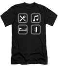 Eat Play Music Sleep Repeat Musician Print Jacob Hughes T-Shirt