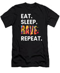 Eat Sleep Rave Repeat Edm Mooon T-Shirt