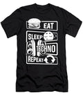 Eat Sleep Techno Repeat Party Electronic Music Mister T-Shirt