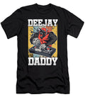 Edm Fathers Day Party DJ Papa Clubbing Gift Dee Jay Retro Vintage Daddy Thomas Larch T-Shirt