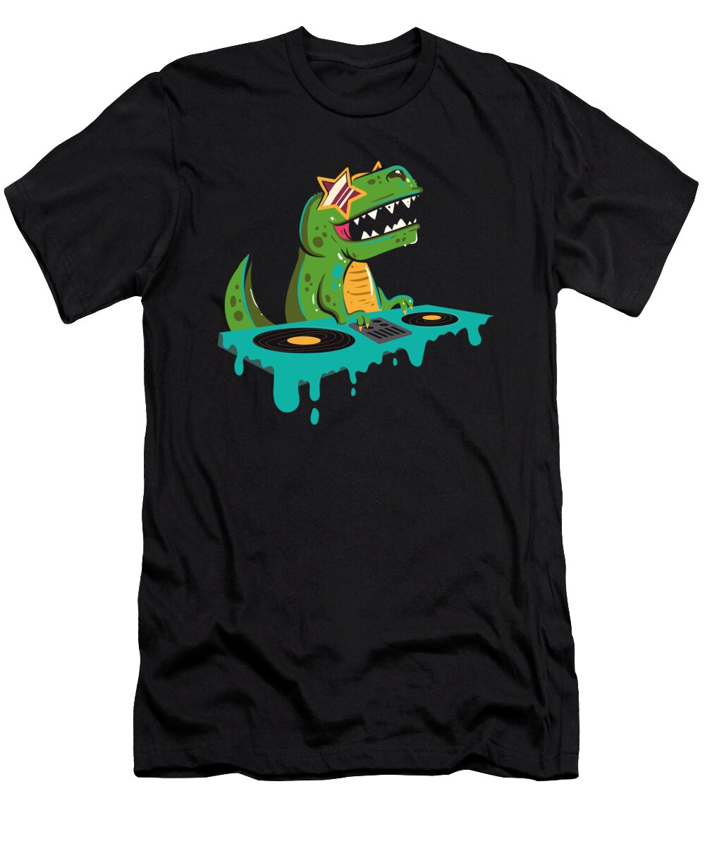 Edm Rave Party House Music Disk Jockey Trex Maximus Designs T-Shirt