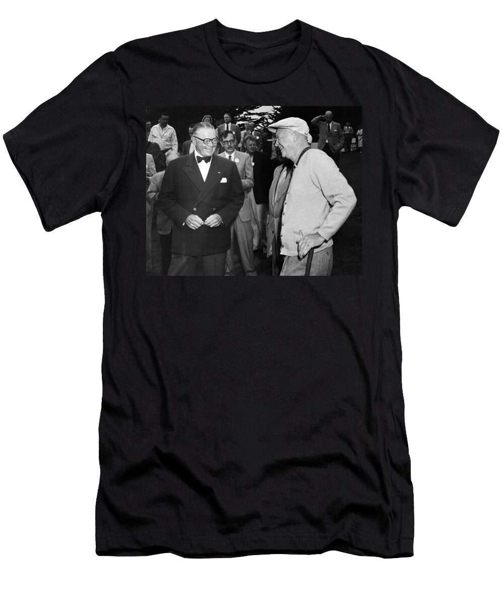 Eisenhower At Pebble Beach Underwood Archives T-Shirt