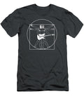 Electric Guitar Musician Da Vinci Drawing Jokuba Ameliy T-Shirt