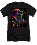 Electrifying Meows Electronic Cat DJ Dnt Prints Art T-Shirt