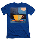 Elegance in Every Coffee Sip Minimalist Abstraction Meets American Modernism Olfactoart Studio T-Shirt