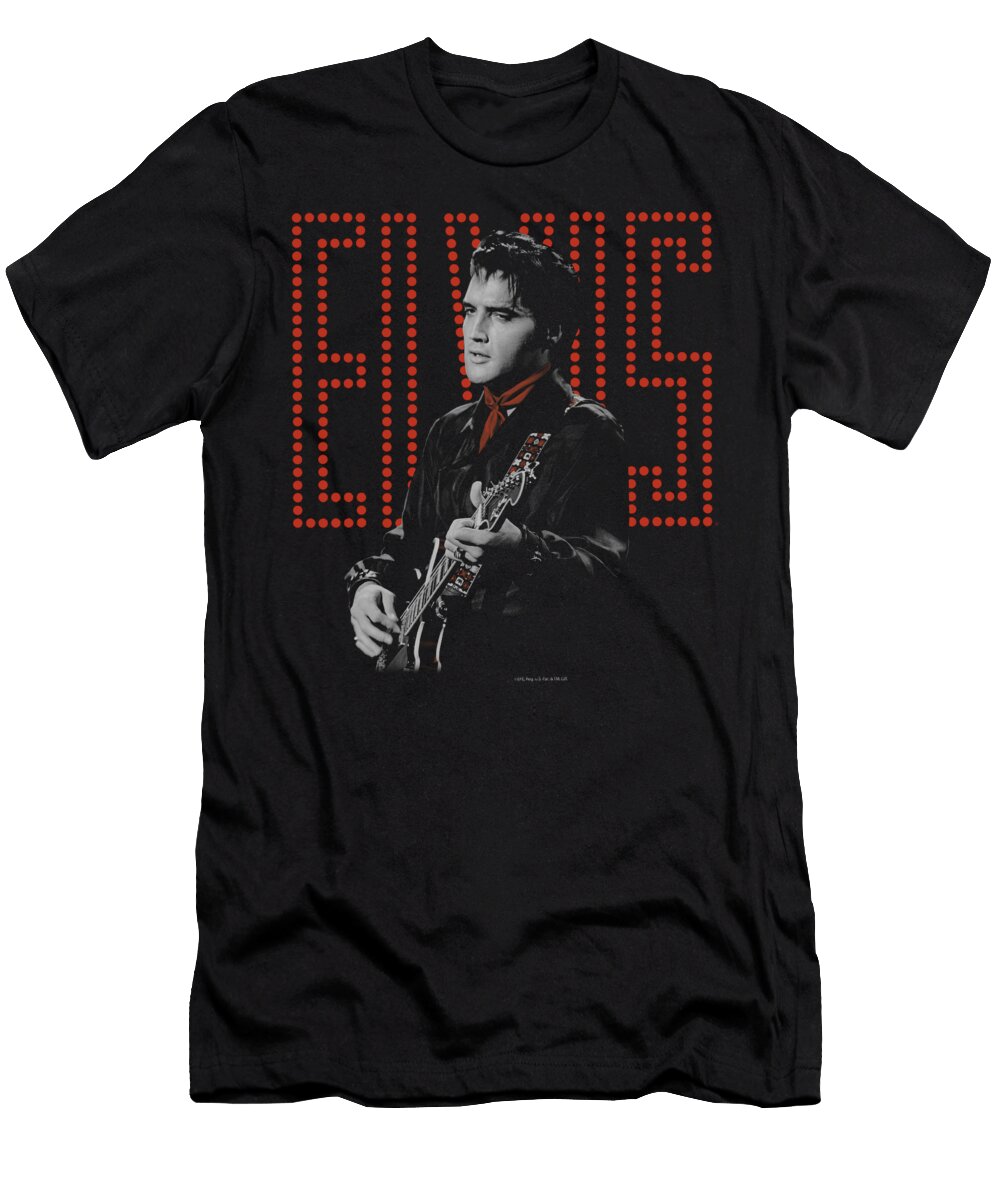 Elvis Red Guitarman Brand a T-Shirt