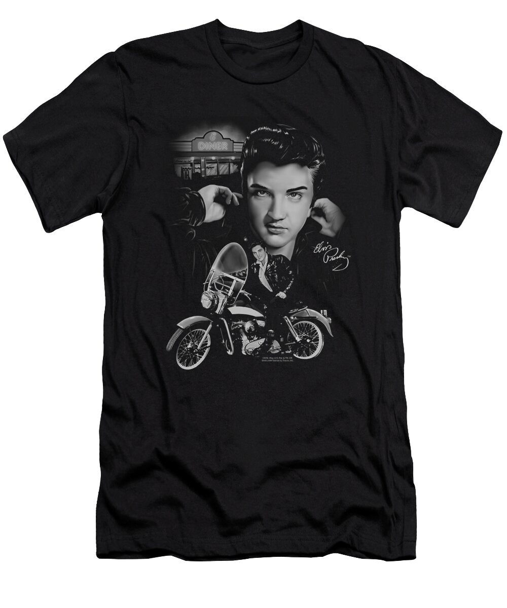 Elvis the King Rides Again Brand a T-Shirt
