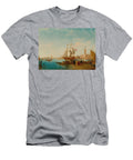 Embarquement Sur Le Quai Des Esclavons Art Felix Ziem French T-Shirt