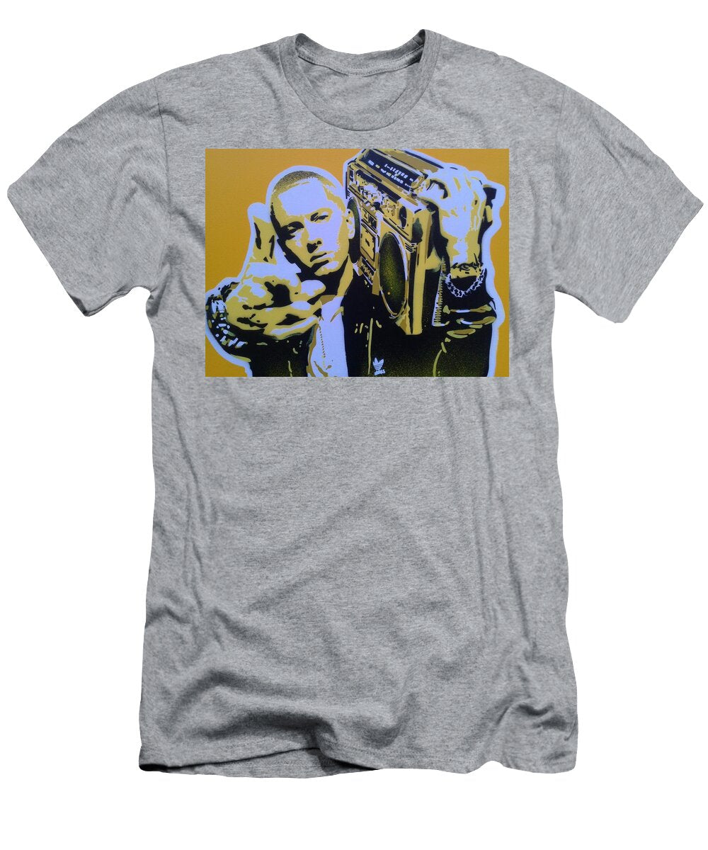 Eminem in Yellow Leon Keay T-Shirt
