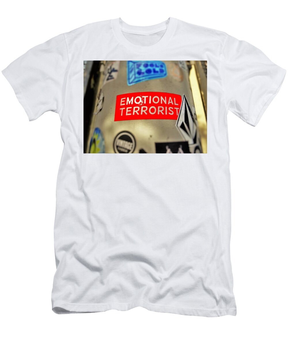 Emotional Terrorist in New York Funkpix Photo Hunter T-Shirt