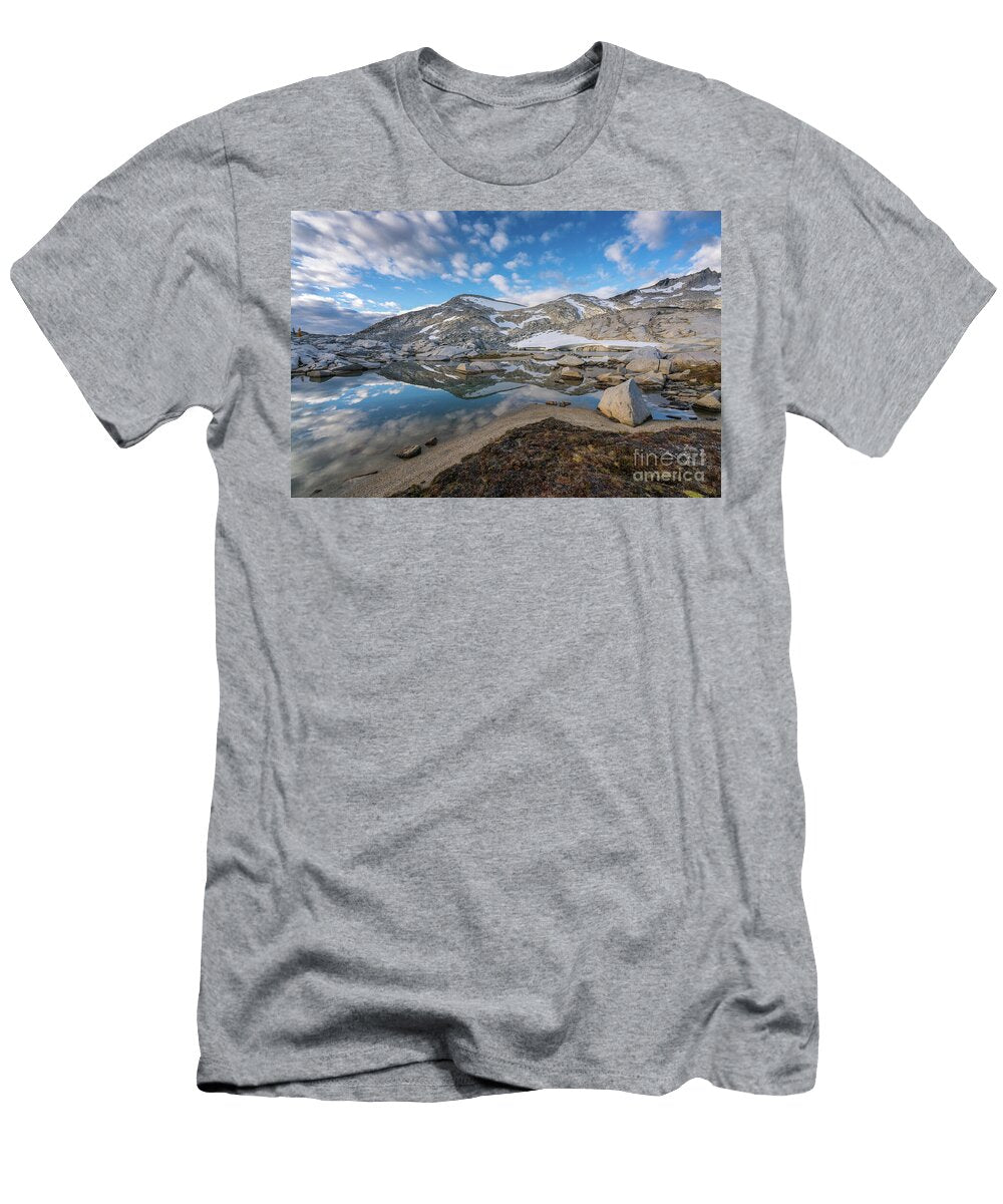 Enchantments Peaks Reflection Cloudscape Mike Reid T-Shirt