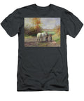 Encounter on the Way to the Field 1897 Oil on Panel Thomas Ludwig Herbst T-Shirt