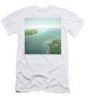 English Channel 3d Render Horizon Aerial View From South May 201 Frank Ramspott T-Shirt
