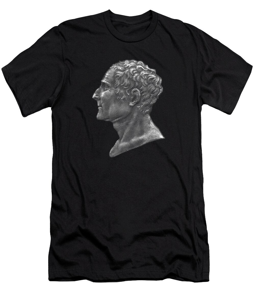 Enlightenment Influencer Jean Jacques Rousseau Portrait Cu Biz T-Shirt
