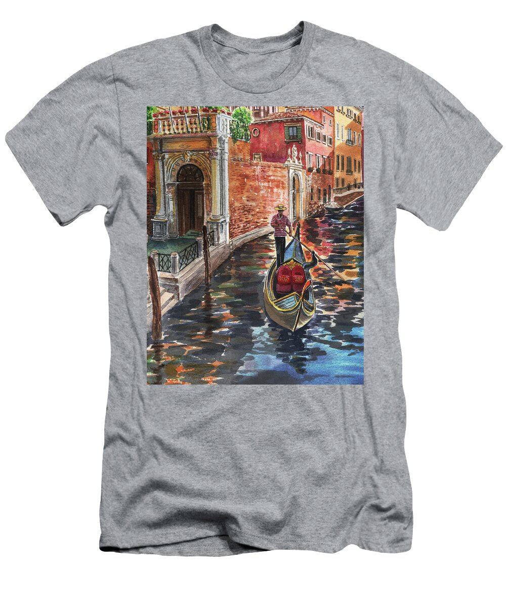 Evening in Venice Canal Watercolor Irina Sztukowski T-Shirt