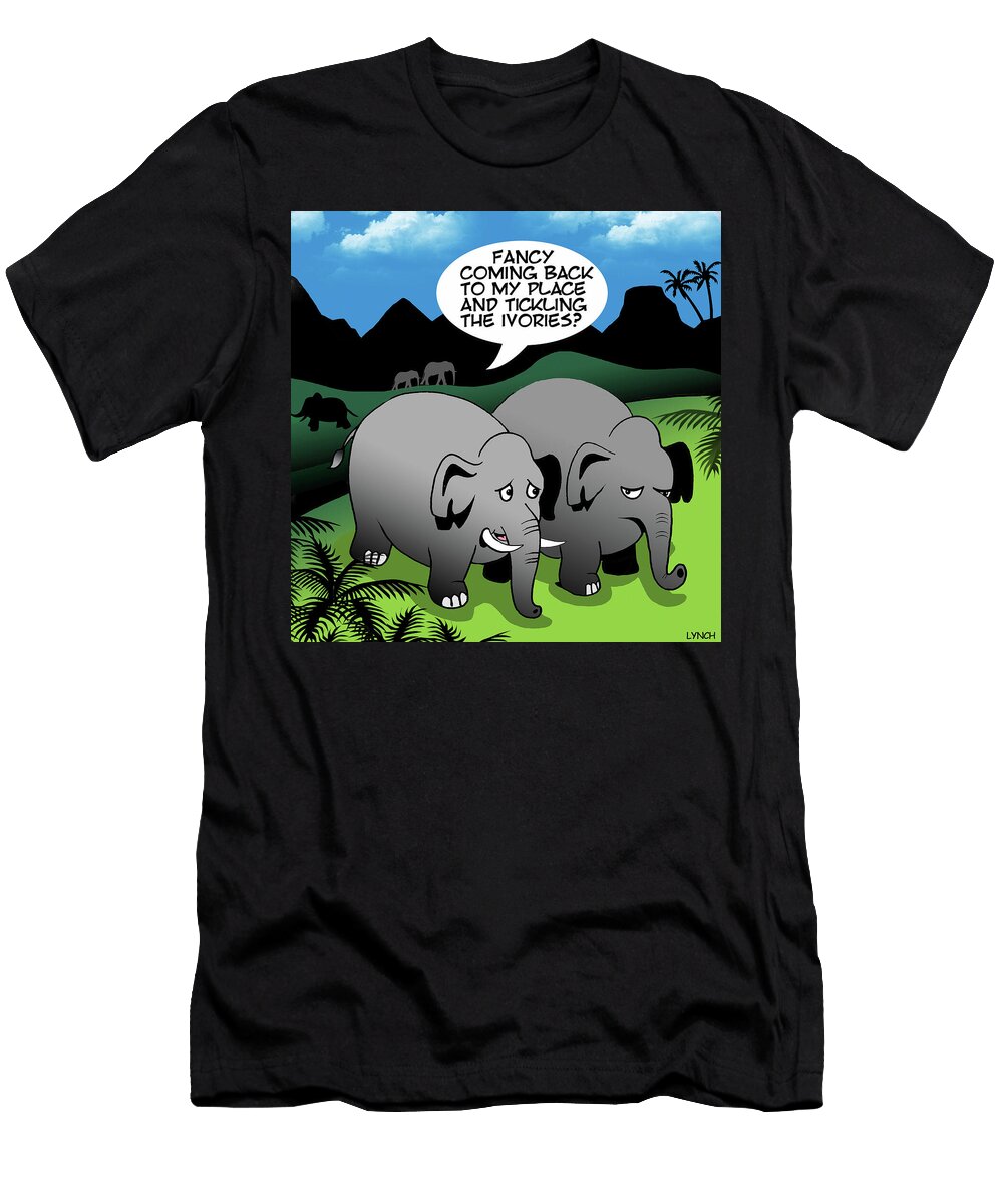 Fancy Coming Back to My Place and Tickling the Ivories Mark Lynch T-Shirt