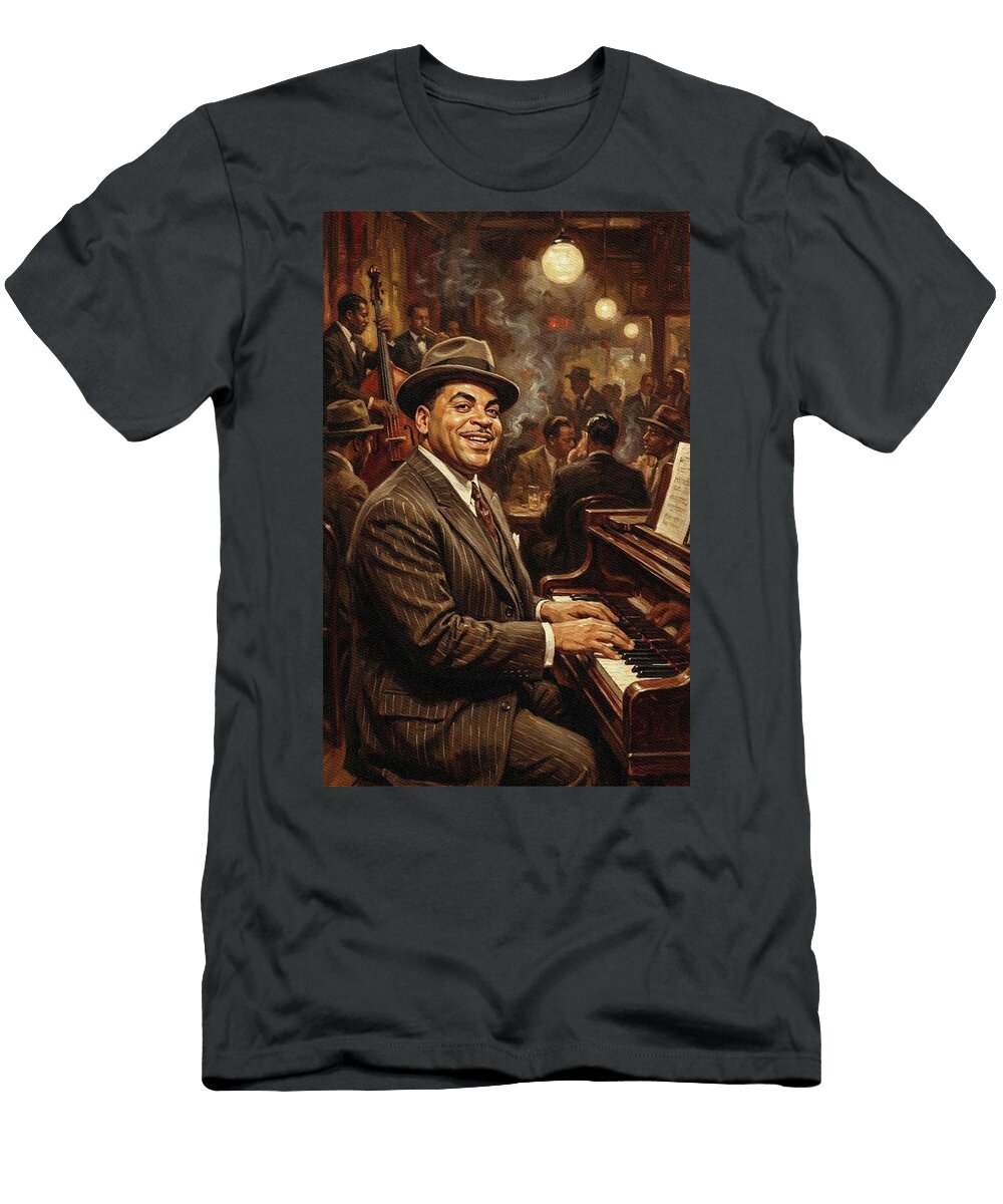 Fats Waller in a Lively Bar John Springfield T-Shirt