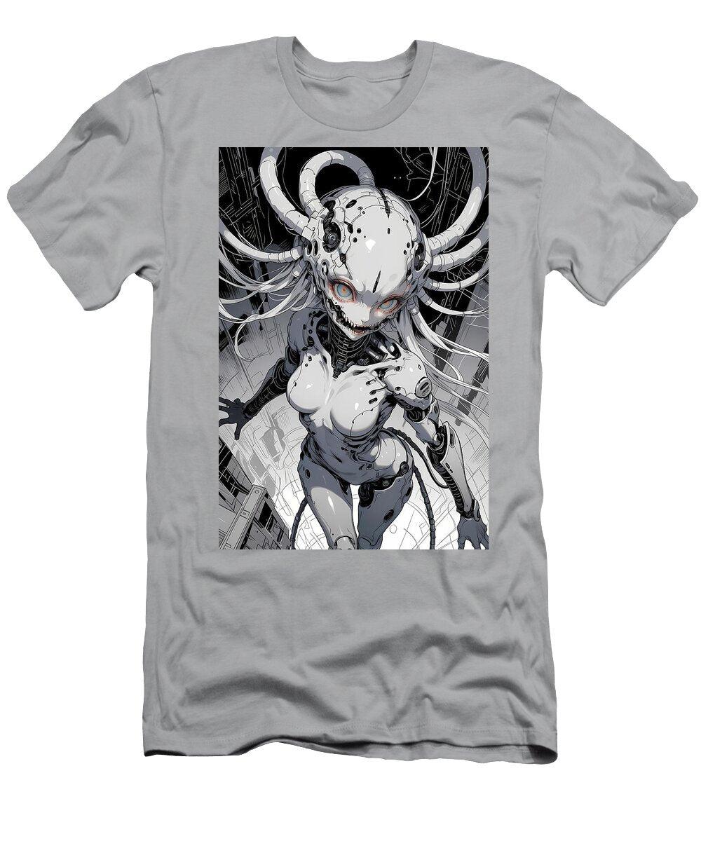 Female Cyborg with Horns Tricky Woo T-Shirt