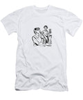 Female Office Worker on Telephone with Another Looking on From Water Cooler Csa Images T-Shirt