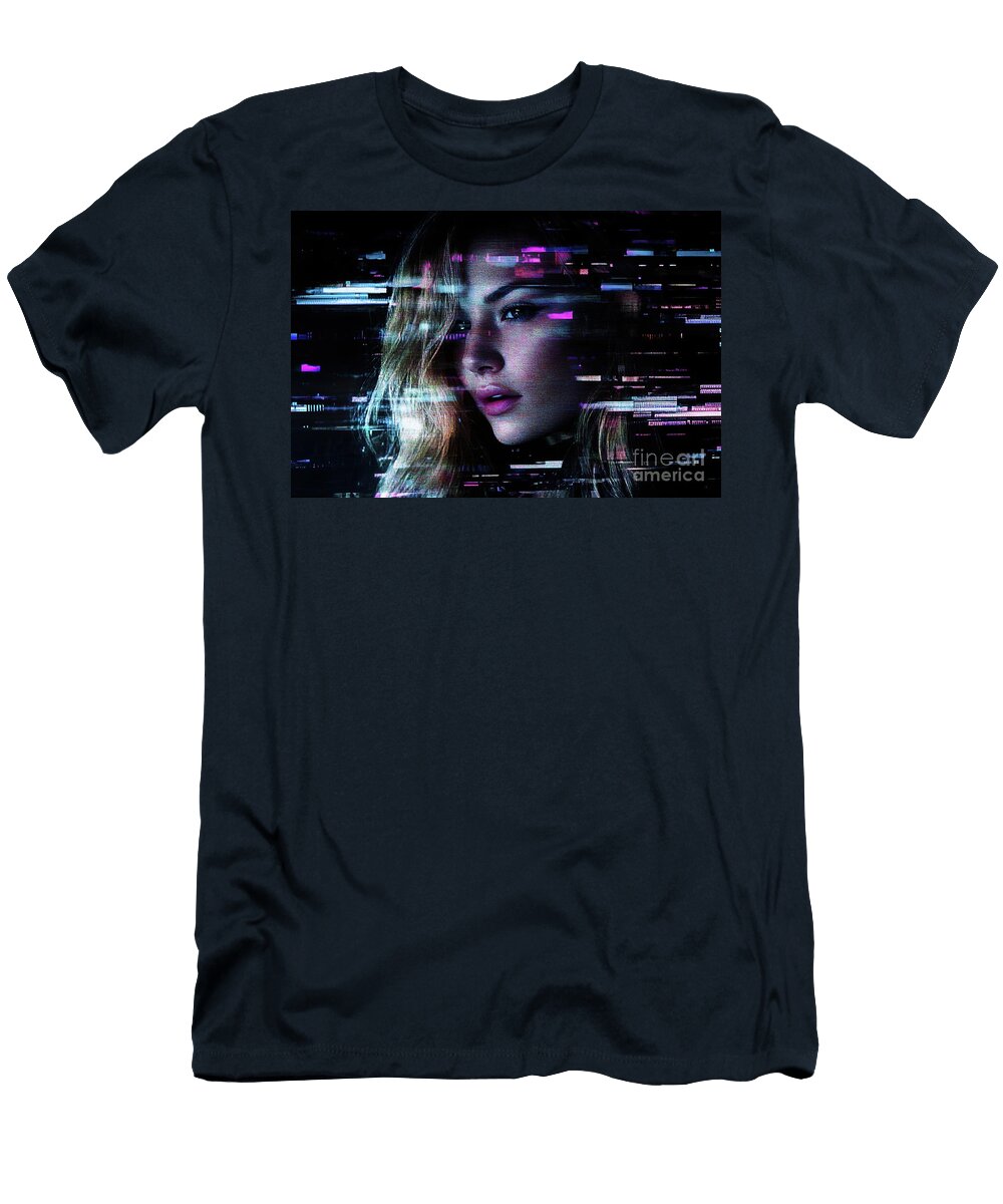 Female Portrait with Digital Effects Beautiful Things T-Shirt