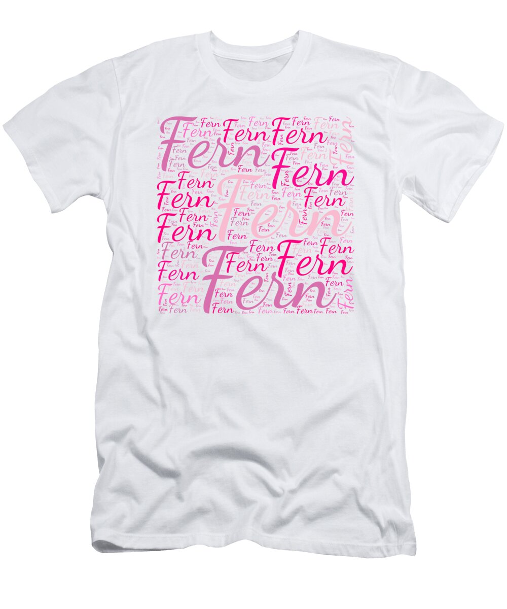 Fern Names Without Frontiers Vidddie Publyshd T-Shirt