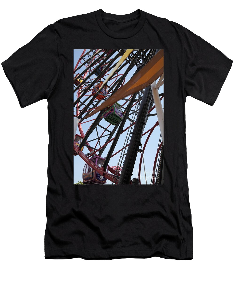 Ferris Wheel 5d17604 Wingsdomain Art and Photography T-Shirt