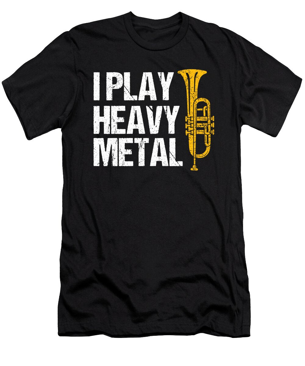 Fi Play Heavy Metal Flugelhorn Player Wind Instruments Musician Gift Thomas Larch T-Shirt