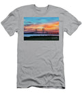 Fiery Skies Over Fred Hartman Bridge Bee Creek Photography Tod and Cynthia T-Shirt