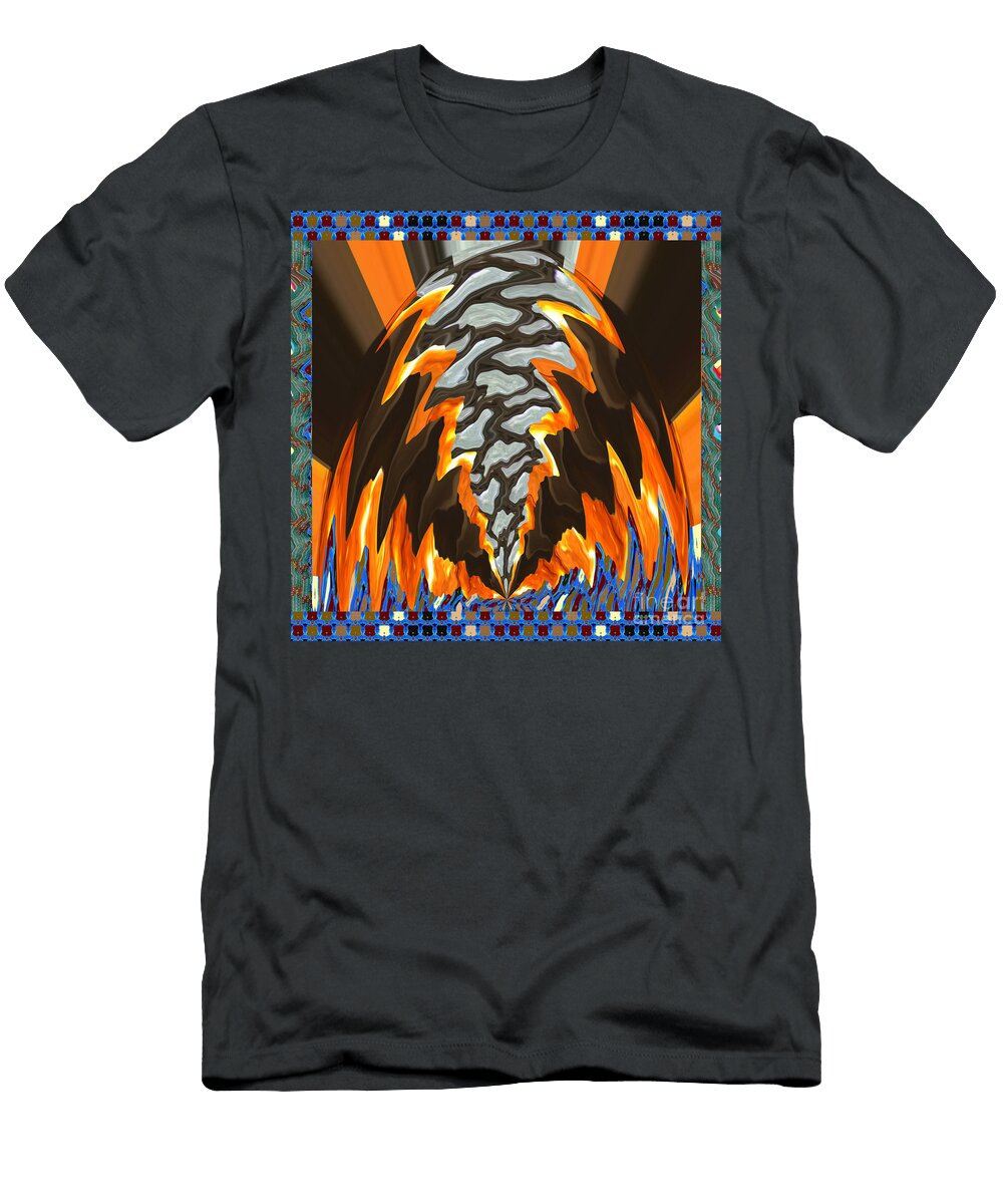 Fire Flames Colorful Patterns Textures Shades N Tones Art By Navinjoshi At Fineartamerica Buy Pod Navin Joshi T-Shirt