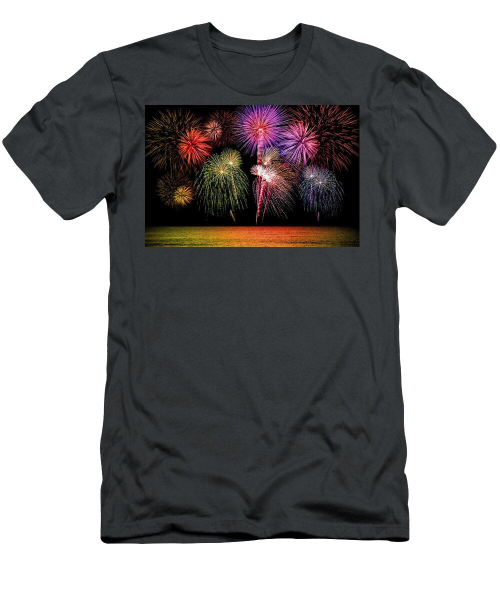 Firework Celebration From the Sea Shore Areeya Yodplob T-Shirt