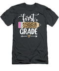 First Grade Leopard Pencil 1st Day of School Teacher Student Tuong Cau Pham T-Shirt