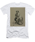 Fisherman Seated on Lobster Pot Th Century Eugene Blery French T-Shirt