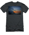 Fishing At Sunset Rick Berk T-Shirt