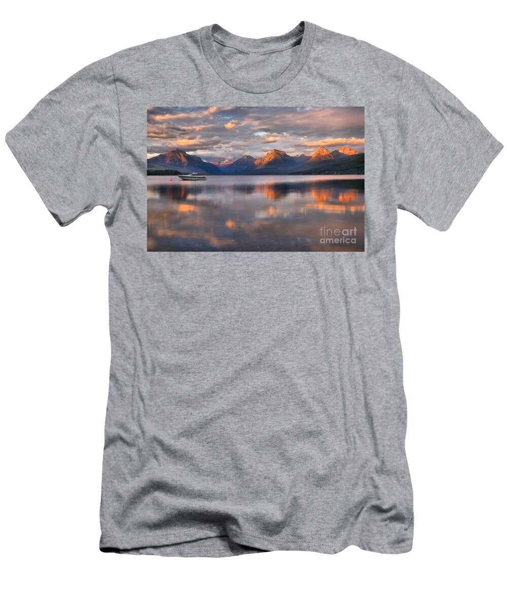 Floating By the Fiery Peaks Adam Jewell T-Shirt